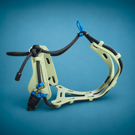 A MEGIN harness in light army green