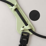MEGIN Custom Army Green — Black rope, Black paracord