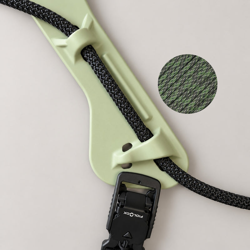 MEGIN Custom Army Green — Black rope, Camouflage paracord