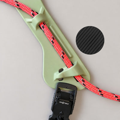 MEGIN Custom Army Green — Pink Reflective rope, Black paracord