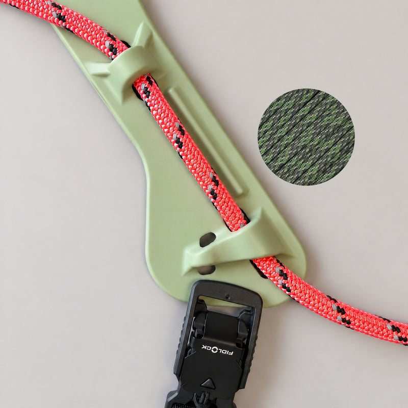 MEGIN Custom Army Green — Pink Reflective rope, Camouflage paracord