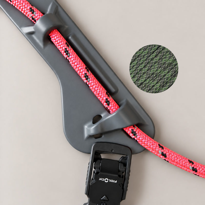 MEGIN Custom Granite — Pink Reflective rope, Camouflage paracord