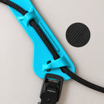 MEGIN Custom Turquoise — Black rope, Black paracord