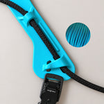 MEGIN Custom Turquoise — Black rope, Blue paracord