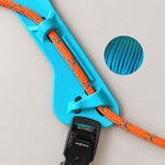MEGIN Custom Turquoise — Signal Orange rope, Blue paracord